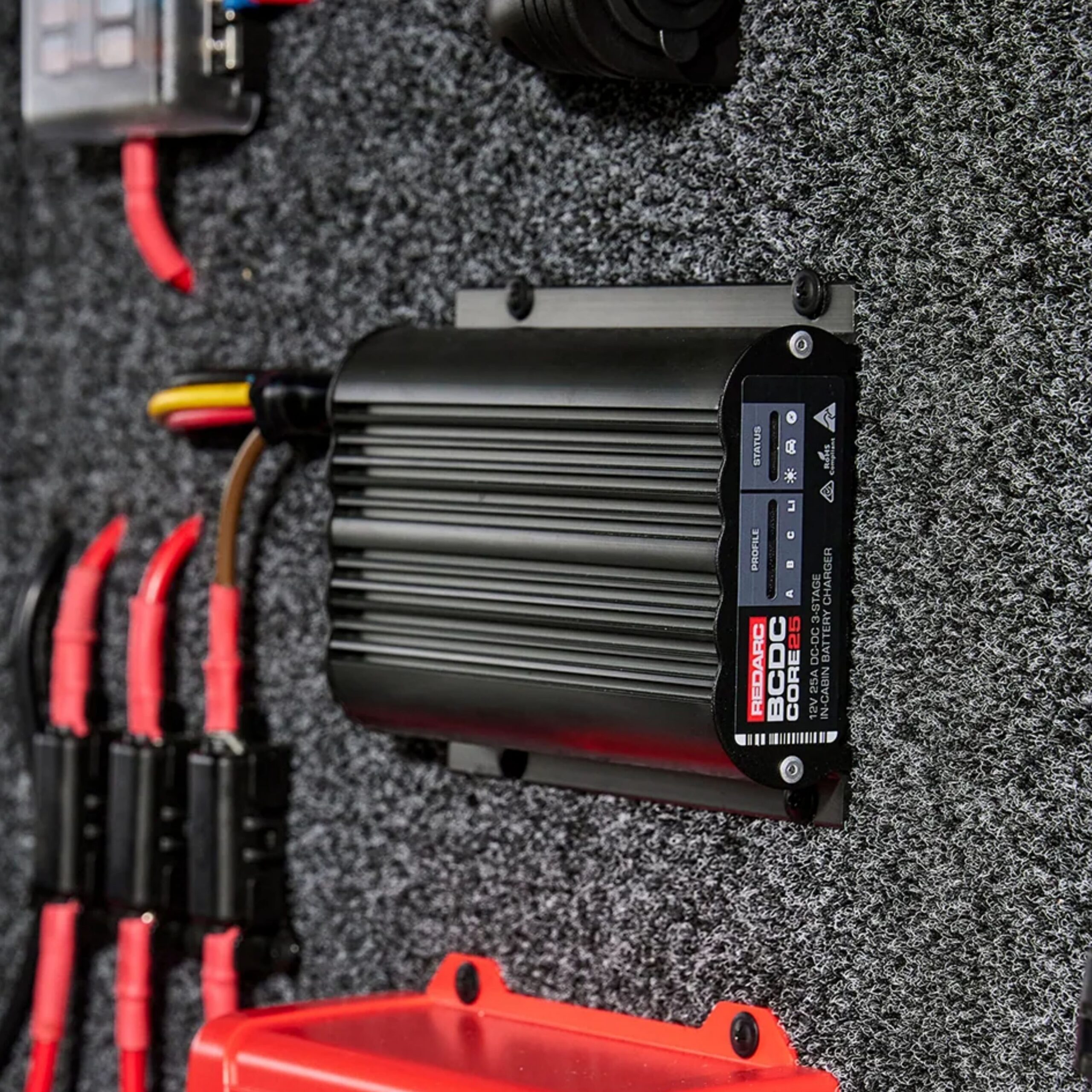 Professional BCDC Battery Charger installation by off road equipment specialists
