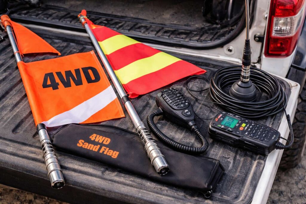 Sand Flags vs UHF Radios