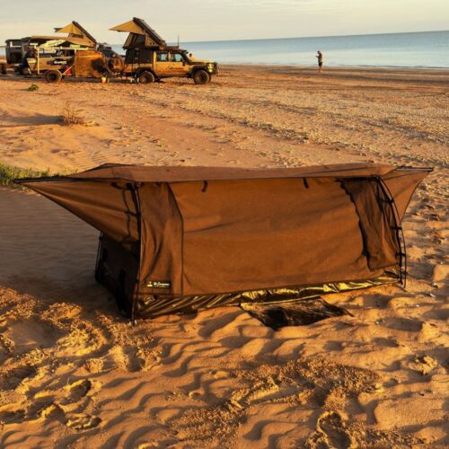 Mr Swagman Swag premium canvas swag for 4WD camping